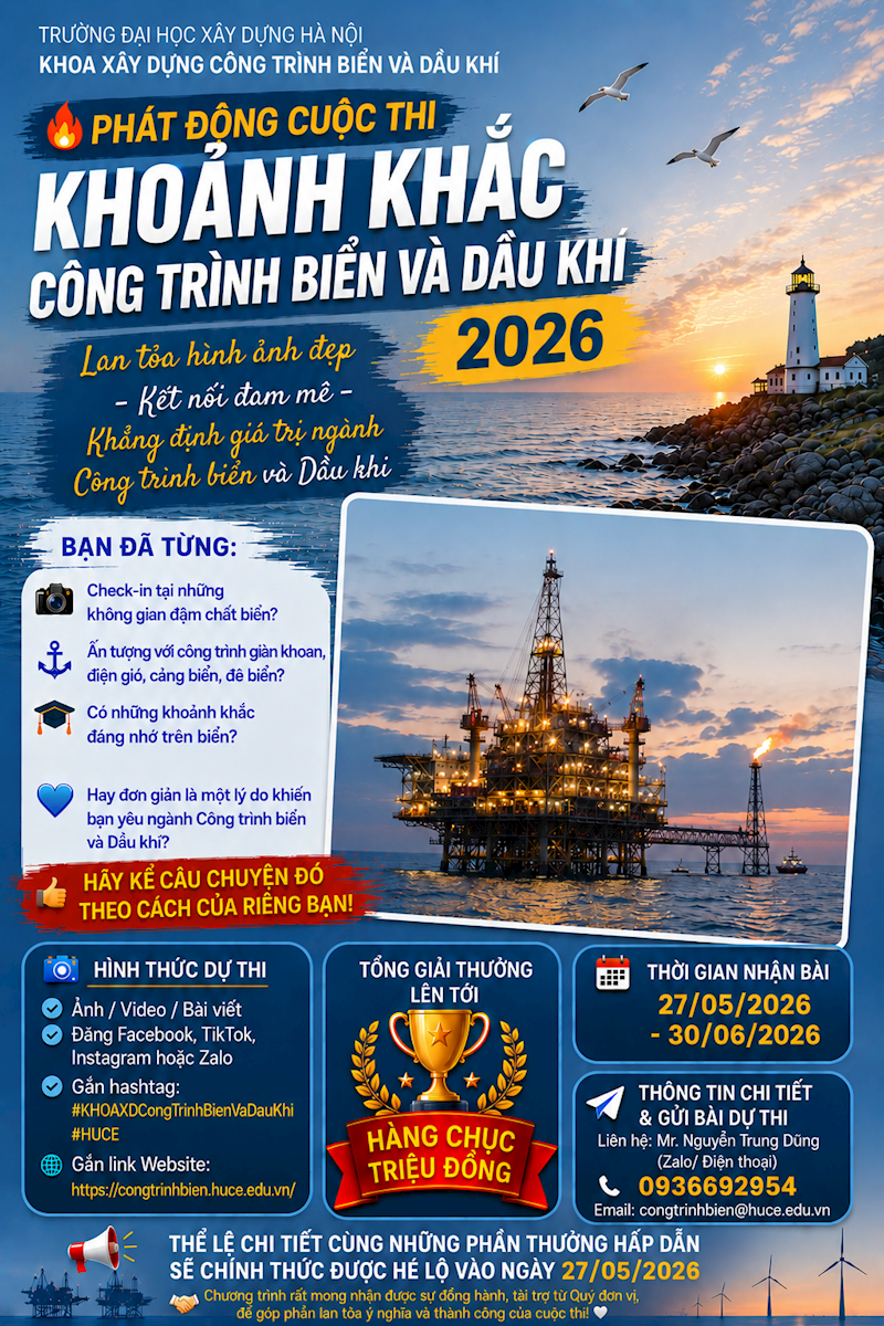 Cuộc thi Khoảnh khắc công trình biển và dầu khí 2026